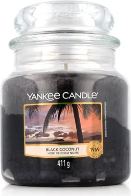 Produktbild von Yankee Candle 1254004E, Rund, Schwarz, Kokosnuss, 1 Stück(e)
