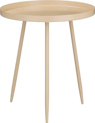 Produktbild von Mica Decorations Flores Beistelltisch - H44 x Ø40 cm - Metall - Beige
