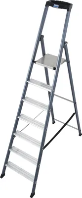 Immagine prodotto di KRAUSE MONTO Stufen-StehLeiter Sepro S, eloxiert 1x7 Stufen