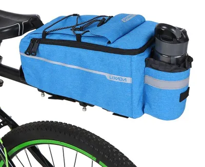 Produktbild von Fahrradtasche Gepäckträgertasche Kühltasche Schultertasche - 29 x 16 x 17 cm - Isoliert - Wasserabweisend - Verstellbarer Schultergurt - Für Fahrrad und Einkauf