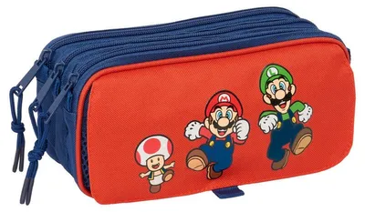 Produktbild von Super Mario Bros Mamma Mia triple Federmappe
