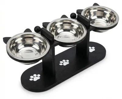 Immagine prodotto di Omgoods - Set 3-in-1 per cibo e acqua per gatti