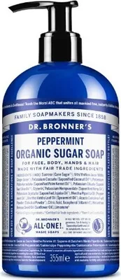 Produktbild von Dr. Bronner's - Bio-Zuckerseife Pfefferminz 355ml