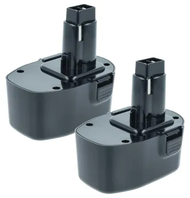 Produktbild von vhbw 2x Akku kompatibel mit Black & Decker KC1482C (6536-7), KC14xC, KC14GTBK, KC14GTK, KC14CE, KC14CK, KC14C Werkzeug (2000 mAh, NiMH, 14,4 V)