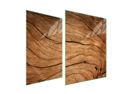Image de Plaque De Protection Des Vitres Pour Herd 70X52 Bois
