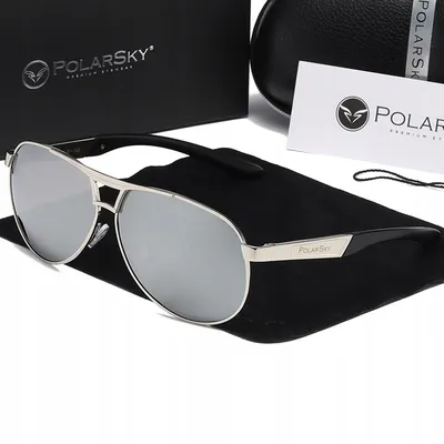 Produktbild von POLARISIERTE BRILLE UV400 AVIATOR POLARSKY mit Satz