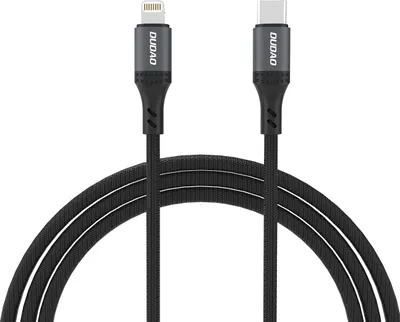 Zdjęcie produktu dla Kabel Dudao L3CL USB-C - Lightning 30W w oplocie 1,2m - czarny