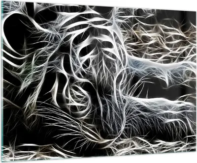 Produktbild von Bilder auf glas - Abstraktion modern - 100x70cm - Glasbilder - Wandbilder - Kunstdruck - zum Aufhängen bereit - Wanddekoration aus Glas - Glas Bilder - Wandbild auf Glas - Einteilig - GAA100x70-3561