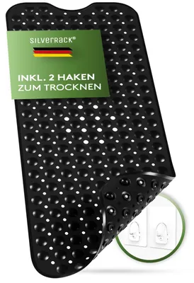 Imagen del producto de Alfombrilla antideslizante para bañera SilverRack, 100x40 cm, color