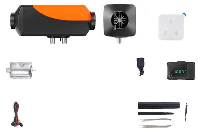 Image de Chauffage d'appoint diesel, télécommande, réservoir de carburant de grande capacité, 2 kW avec Bluetooth