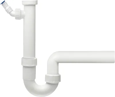 Produktbild von HAAS PP Spülensiphon 1 1/2,  mit 1 Kombi-Geräteanachluss DN 40, nach  DIN
