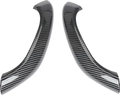 Imagen del producto de 1. Juego de manijas interiores para puerta. Soporte. Rejilla. Cubierta 51417417513 para BMW X1 2016 en adelante, con volante a la izquierda (fibra de carbono, color )