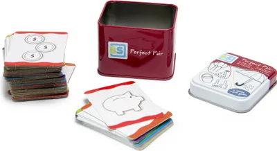 Produktbild von kartenspiel Perfect Pair junior 7 x 5,5 cm Karton grün