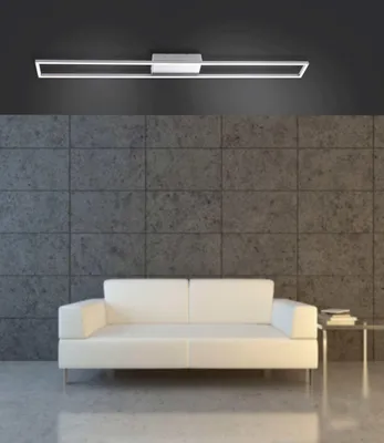Produktbild von INIGO Paul Neuhaus Deckenleuchte, stahl 2xLED 16,8W, 2xLED 1,40W 3000K Innenleuchte, IP20