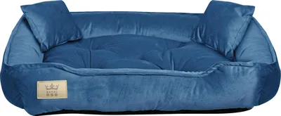Obrázok produktu pre Pelech pre psov 100x75 cm velúr modrý