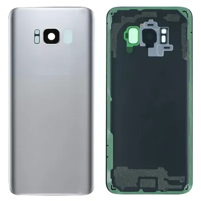 Produktbild von MMOBIEL Akkudeckel mit Linse für Samsung Galaxy S8 G950 (SILBER) Backcover