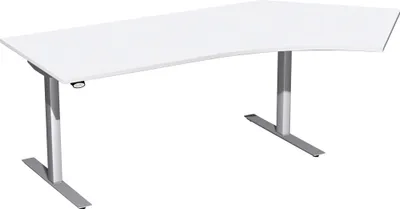 Produktbild von Geramöbel Hubtisch 135G Flex Weiß rechts 2166x800/1130, 650-1250