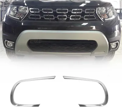 Obrázek produktu pro Rámeček mlhového světla pro Dacia Duster 2018-2021 nerezová ocel 2x