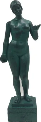 Produktbild von Figur L'Été de Maillol bronze verwittert