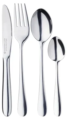 Kinderbesteckset 4-teilig Edelstahl silber