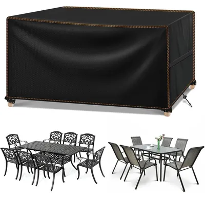 Productafbeelding van Beschermhoes voor tuinmeubilair, waterdicht, 420D Oxford, 150 x 90 x 75 cm