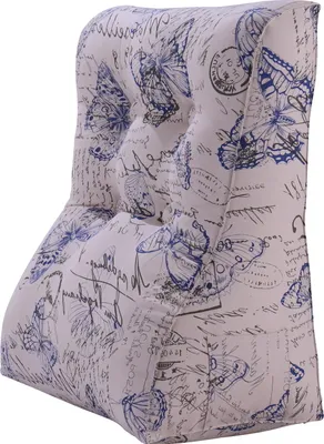 Immagine prodotto di cuscino poggiatesta sagomato da 60 cm in 100% cotone, cuscino da lettura, cuscino a cuneo, cuscino per lo schienale, cuscino per il riposo, cuscino decorativo