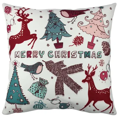 Produktbild von Evila Originals, A11869- GRC0139, Bunt, Kopfkissen, 50% Baumwolle / 50% Polyester