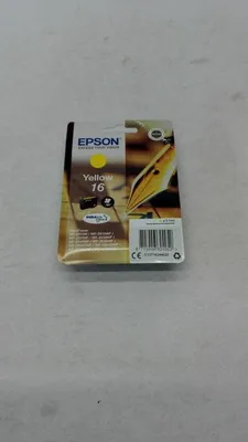 Produktbild von Epson Pen and crossword Singlepack Yellow 16 DURABrite Ultra Ink, Gelb, Tinte auf Pigmentbasis, 3,1 ml, 1 Stück(e), 165 Seiten