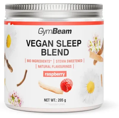 Immagine prodotto di GymBeam - Miscela vegana per il sonno, 205 g, lampone