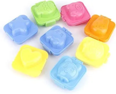 Immagine prodotto di Set fai da te per stampi per sushi - 8 pezzi - Plastica - Per bambini