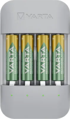 Produktbild von Varta Eco Charger Pro, Nickel-Metallhydrid (NiMH), Kurzschluß, AA, AAA, 4 Stück(e), Akkus/Batterien enthalten