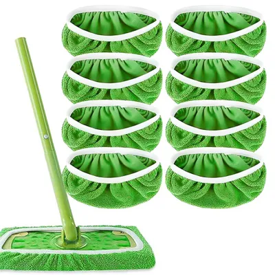 Vliestücher für Swiffer Mop, 8 St., 25x11,5 cm, wiederverwendbar