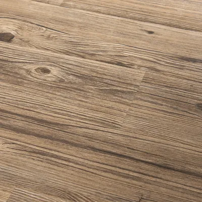 A close-up view of wood grain flooring.
