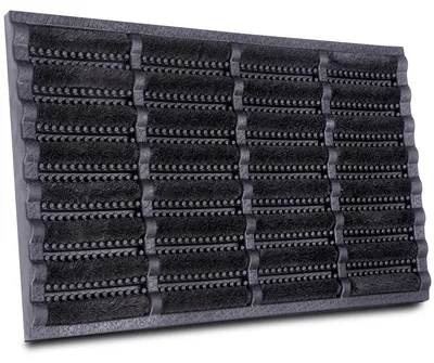 Produktbild von NYVI Outdoor Fußmatte KokosGUARD 40x60 cm Schwarz - Wetterfest, Rutschfest, Robust - Fußabtreter mit Kokosbürsten - Schmutzfangmatte für Außen & Innen - Türmatte aus Gummi & Kokos - Gummi Kokosmatte