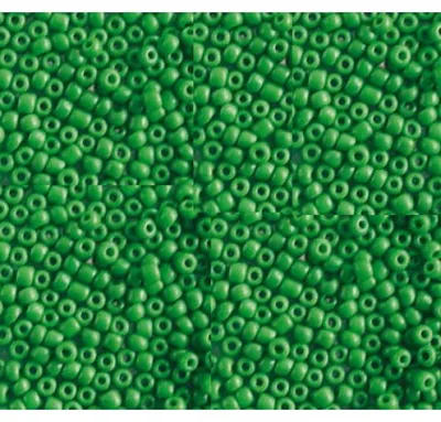 Image de Sachet de 500g de perles de rocailles vert - 110