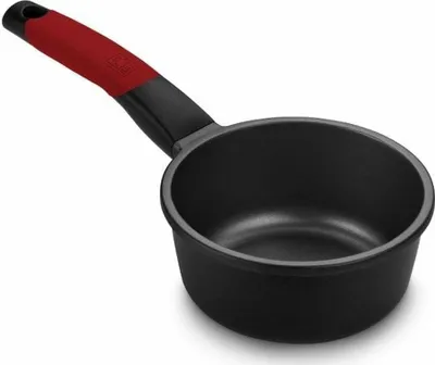 Zdjęcie produktu dla BRA Premiere A413816, 1,25 l, Okrągły, Czarny, Czerwony, Aluminium, Teflon, Czarny, Czerwony