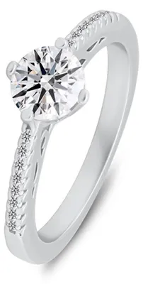 Immagine prodotto di Bellissimo anello in argento con zirconi RI134W - Circonferenza: 50 mm