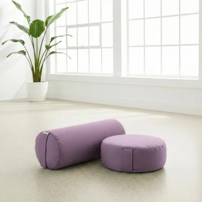 Produktbild von Yoga-Set Ananda (Meditationskissen Dhyana + Yoga-Bolster Samtosha)