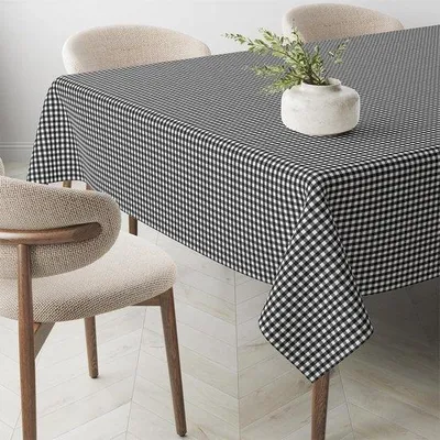 Produktbild von Schwarzes Tischtuch 240x140cm TEFLON beschichtet