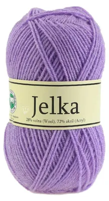 50g Strickgarn Jelka m. 28% Wolle veredelt, Strickwolle, violett