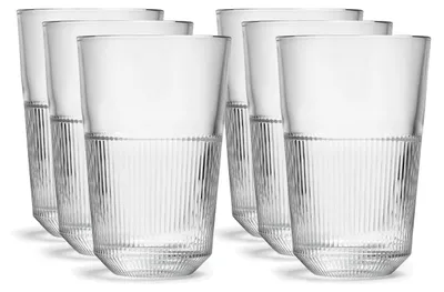 Produktbild von Royal Leerdam Longdrinkglaser Rayo - 6x Stuck - Glas - 360 ml