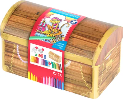 Produktbild von FABER-CASTELL Fasermaler CONNECTOR PEN 33er Schatztruhe