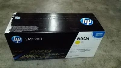 Produktbild von HP 650A Gelb Original LaserJet Tonerkartusche, 15000 Seiten, Gelb, 1 Stück(e)
