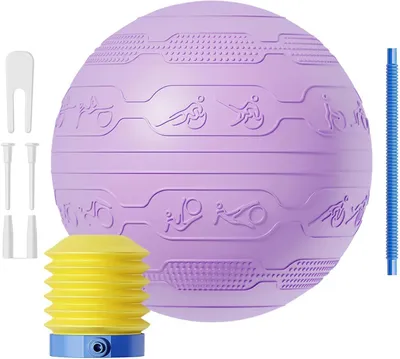 Produktbild von Gewichteter Fitnessball für Yoga und Schwangerschaft – Rutschfestes Trainingszubehör für Heimfitness und Rumpftraining