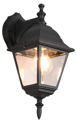 Produktbild von TRIO 205767132 LIVENZA Außenwandleuchte 1xE27 IP44 schwarz matt