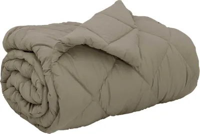 Immagine prodotto di Piumino invernale vidaXL grigio chiaro 135 x 200 cm in microfibra
