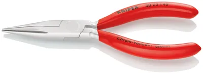 Produktbild von Knipex 30 23 140, Spitzzange, 2 mm, 4,2 cm, Chrom-Vanadium-Stahl, Rot, 140 mm