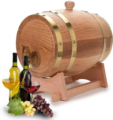 Productafbeelding van Whiskeydispenser 3L van Hout - Drankdispenser - Vintage Houten Dispenser