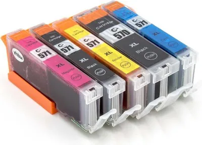 Produktbild von vhbw 5x Tintenpatronen kompatibel mit Canon Pixma TS9055 Drucker (Kompatibel)