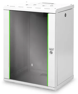 Produktbild von 483-mm-Wandschrank, 16 HE (hellgrau, 16 Höheneinheiten)